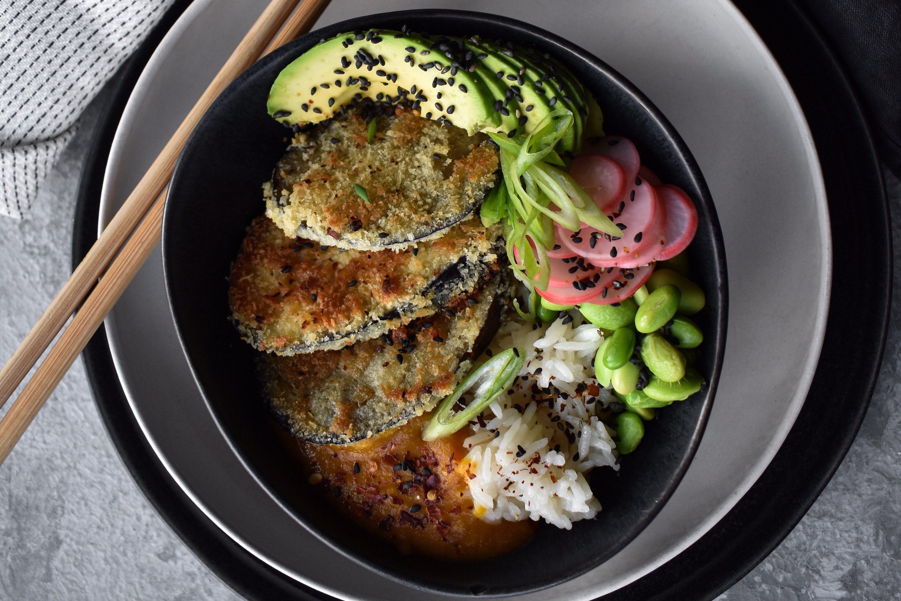 Aubergine Katsu Curry – Peak Blends®